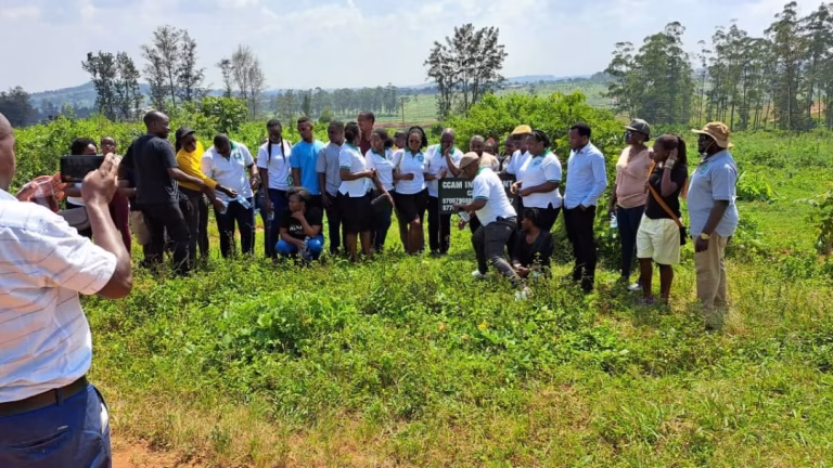 Members at the Mairye land visit: group 09